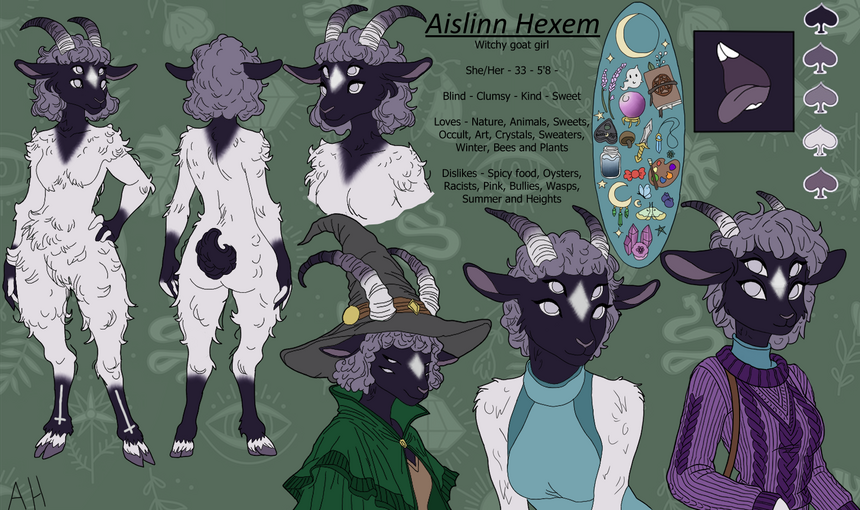 Complex ref sheet - $100 to 150