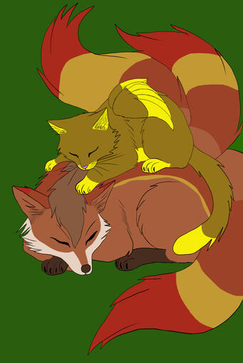 Flat colored full body - $50